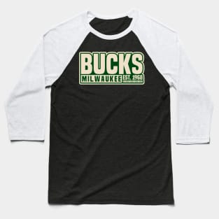 Milwaukee Bucks 02 Baseball T-Shirt